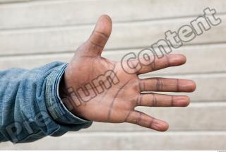 Black man in blue jeans clothe 0020